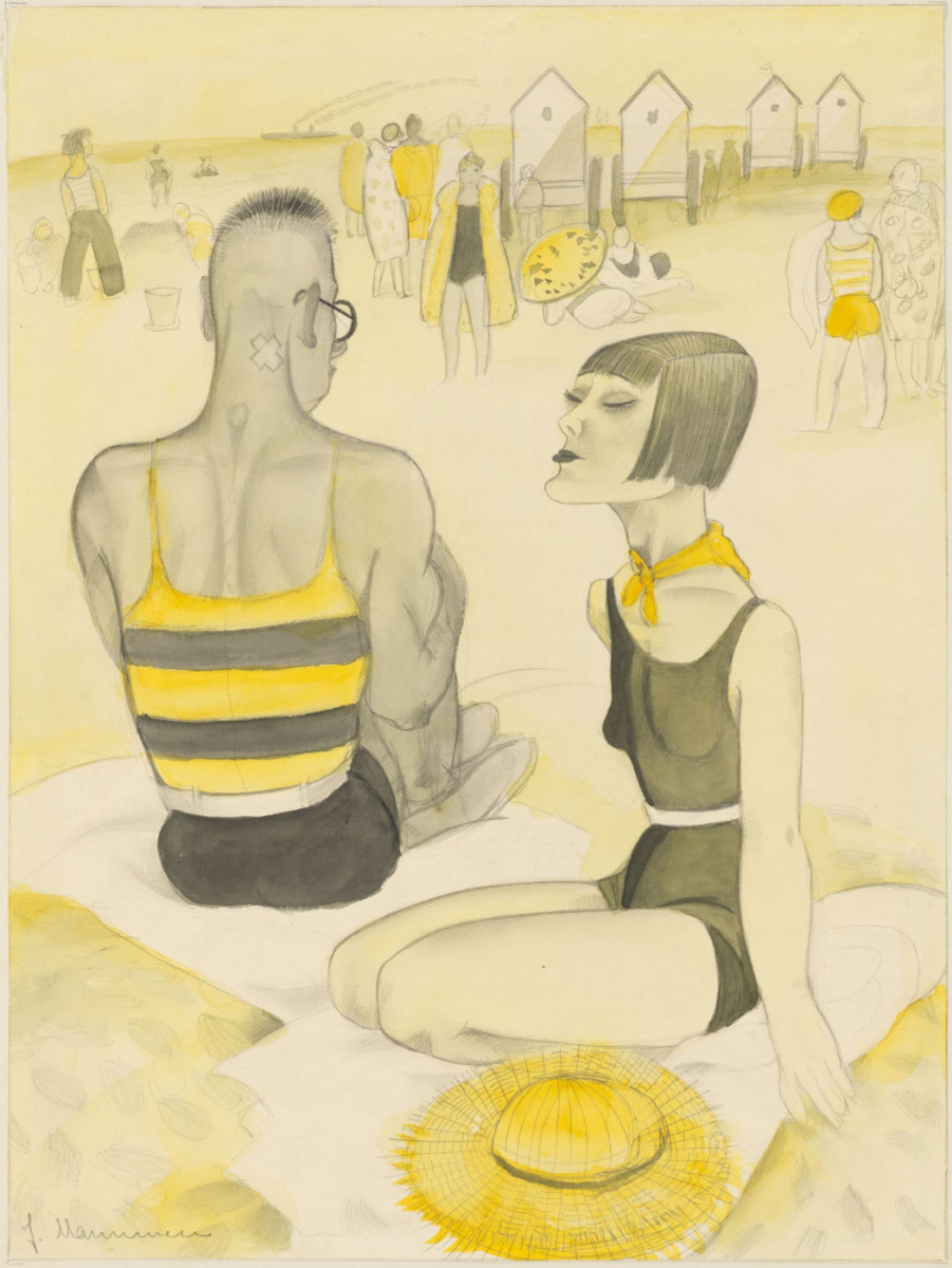 Jeanne Mammen. Ostende, am Strand