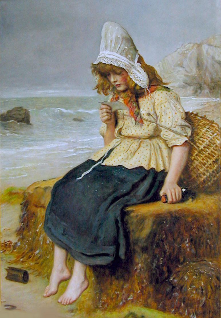 John Everett Millais. The message of the sea