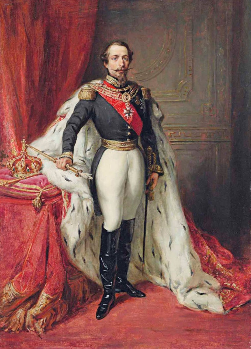 Franz Xaver Winterhalter. Portrait of Emperor Napoleon III