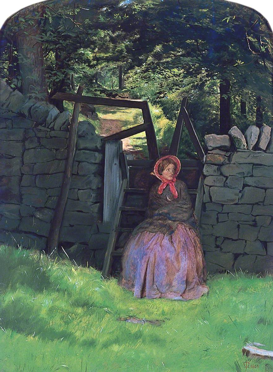 John Everett Millais. Waiting