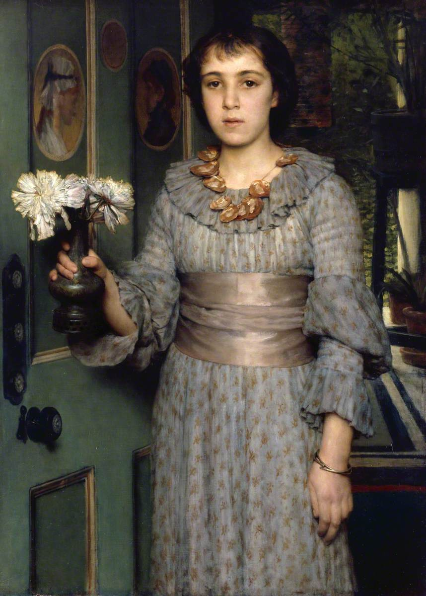 Lawrence Alma-Tadema. Portrait of Miss Anna Alma-Tadema