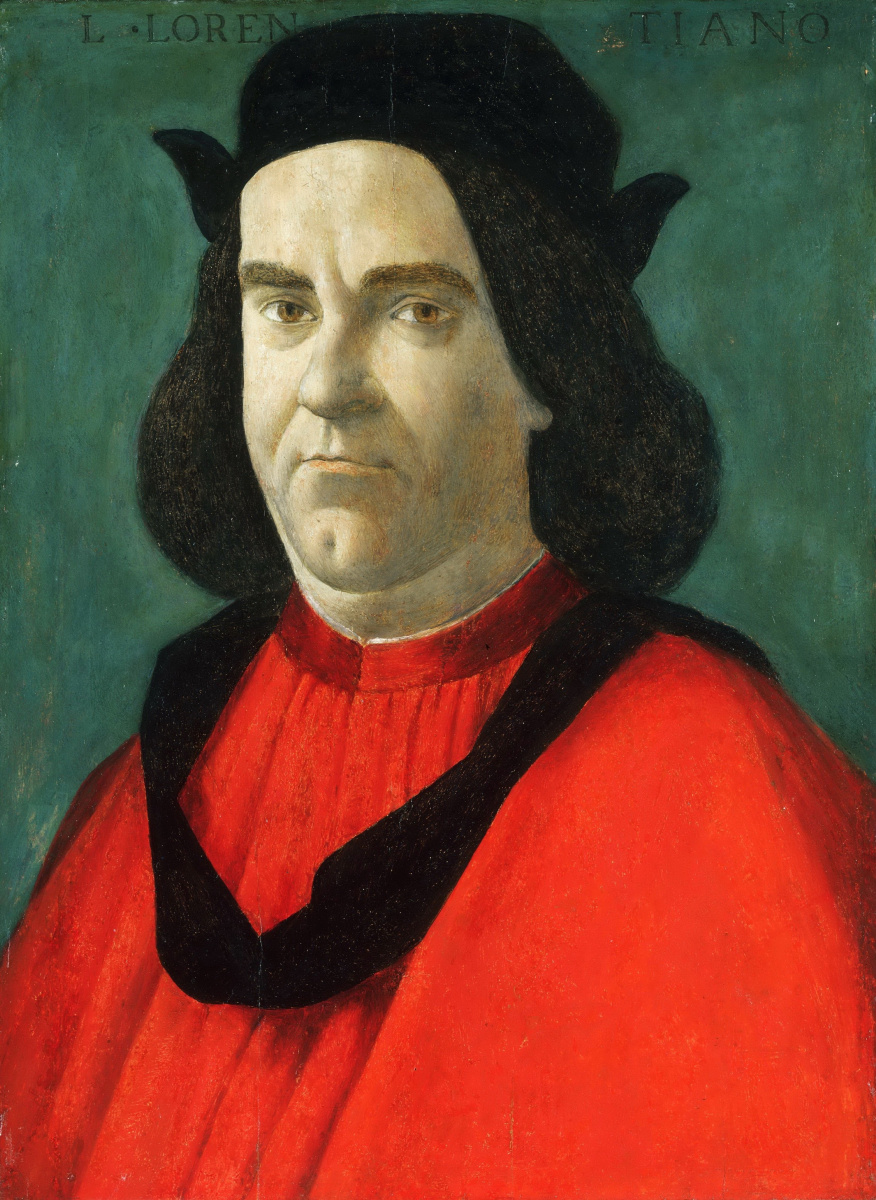 Sandro Botticelli. Portrait of Lorenzo di Ser Piero Lorenzi