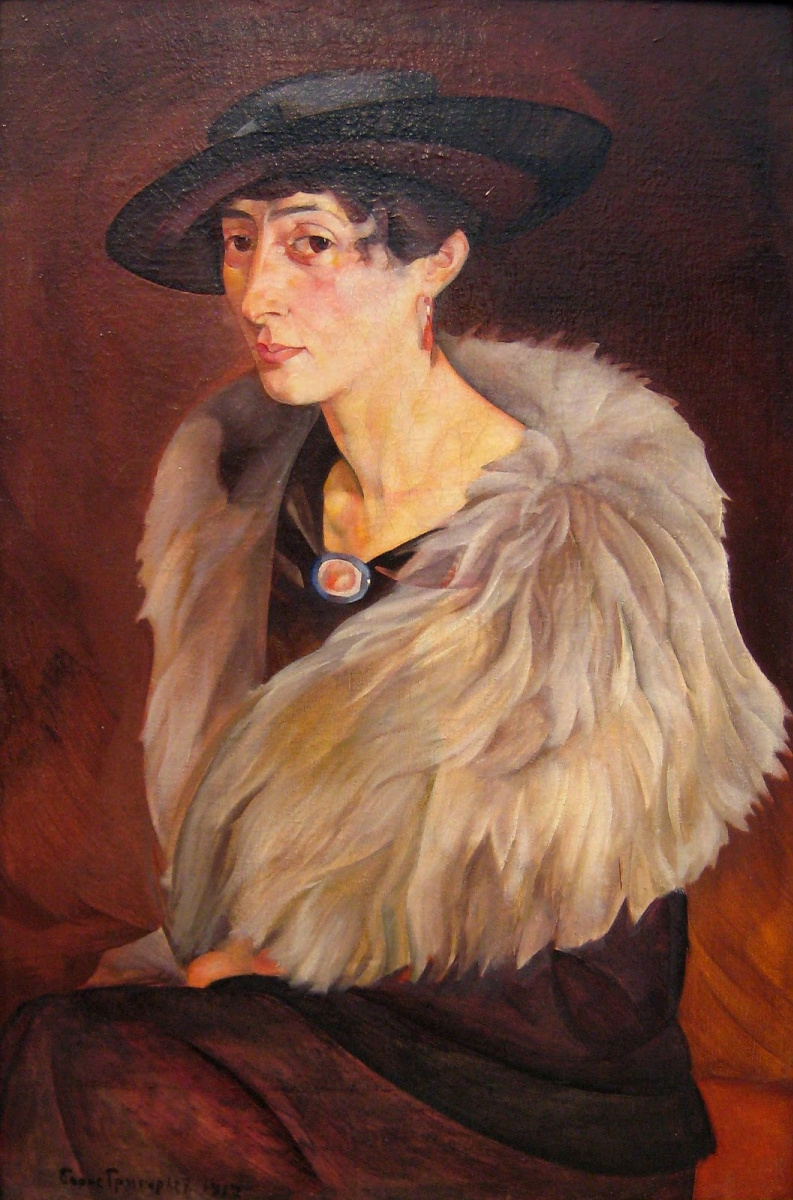 鲍里斯 德米特里耶维奇 格里戈里耶夫. Griliches Anna Efremovna，着名的彼得堡医生M.S.的妻子。 Griliches