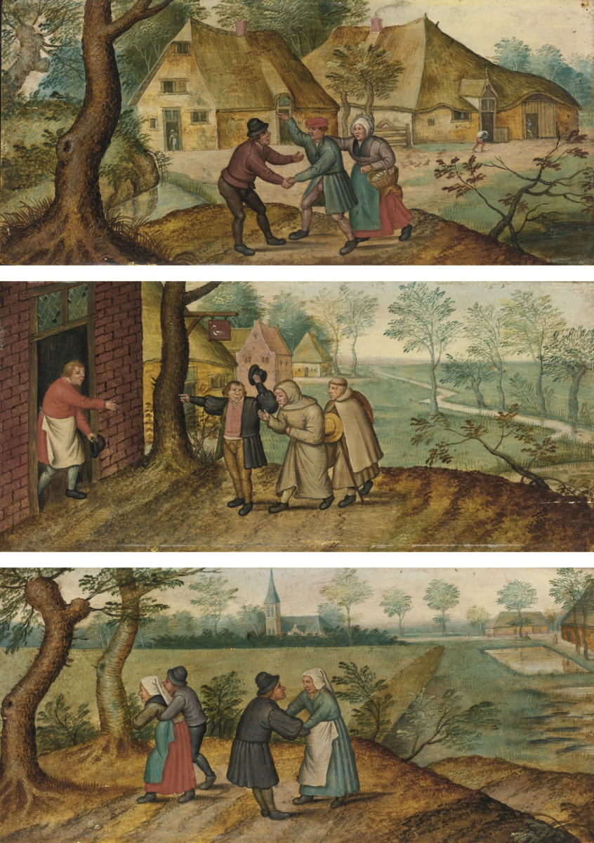 Peter Brueghel the Younger. Scenes of peasant life