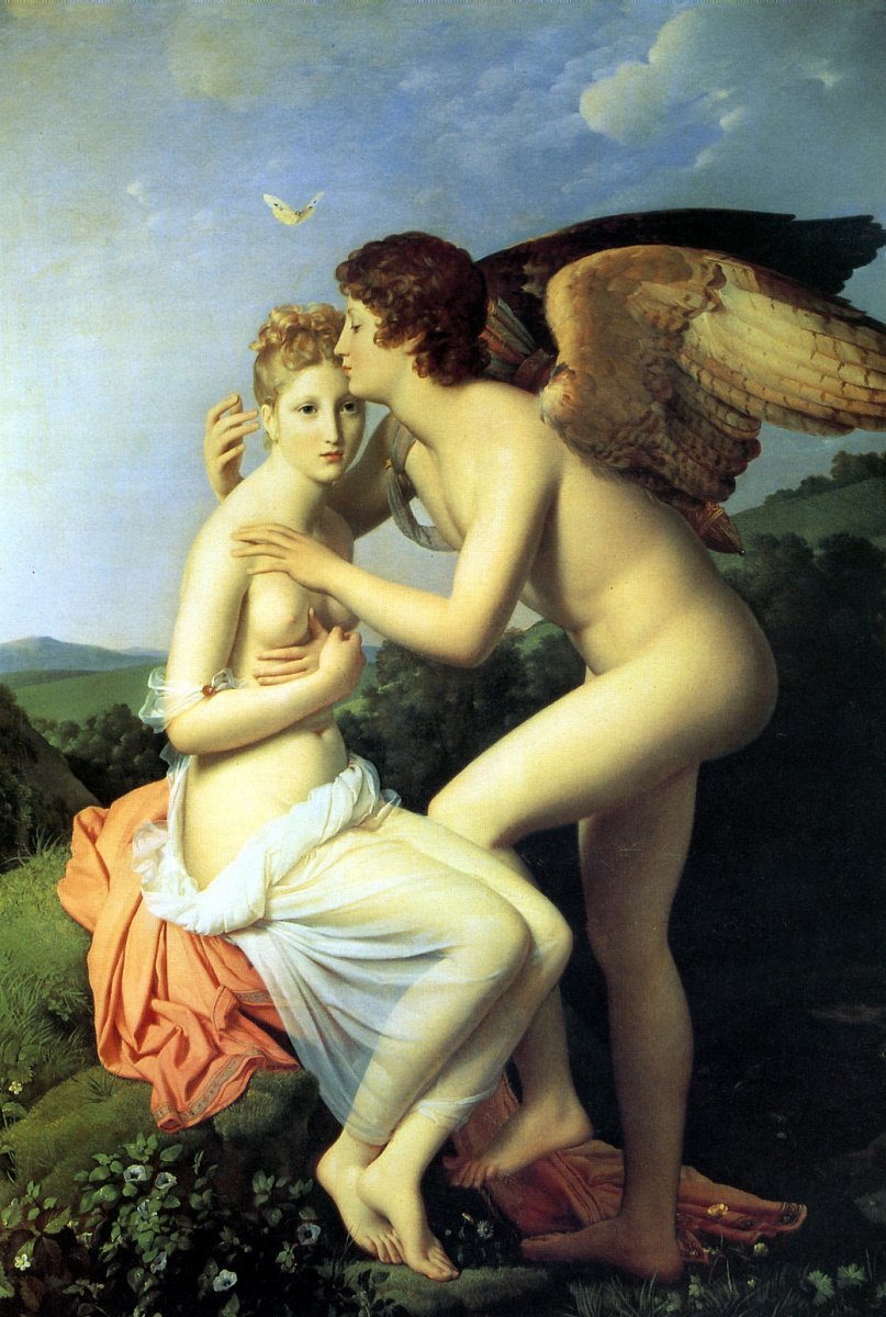 Francois Pascal Simon Gerard. Cupid and Psyche