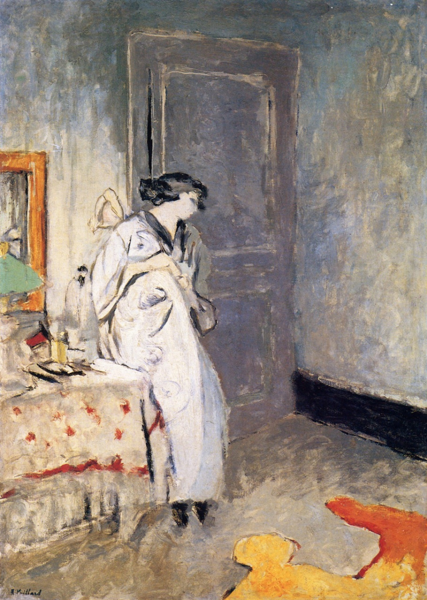 Jean Edouard Vuillard. The blue room. Kimono