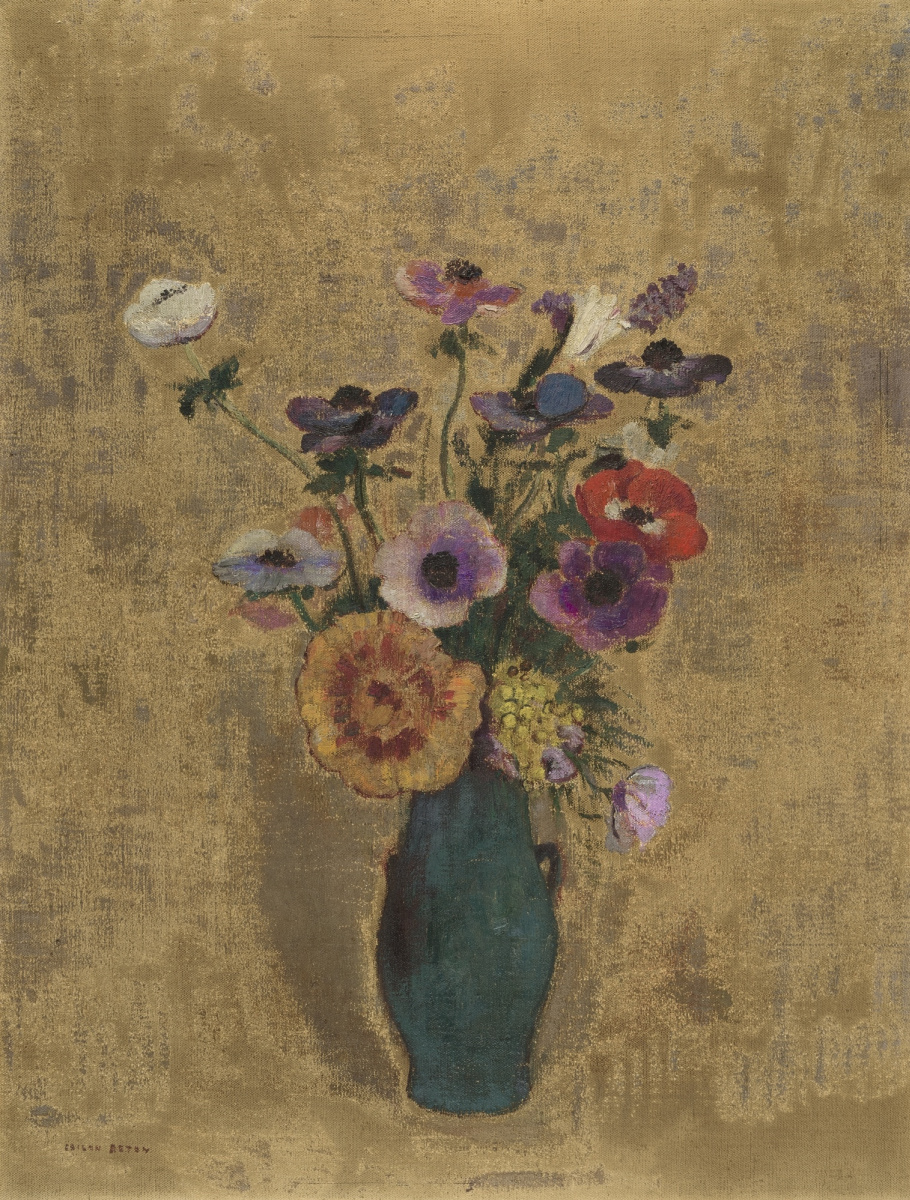 Odilon Redon. Vase mit Blumen