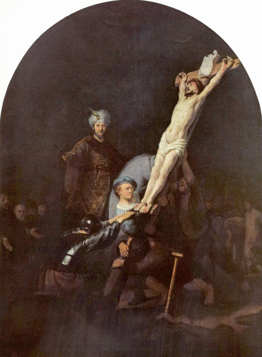 Rembrandt Harmenszoon van Rijn. Exaltation of the cross