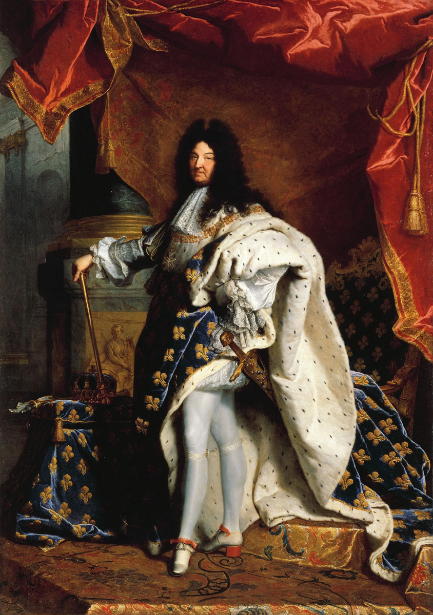 Jacinto Rigo. Retrato de Luis XIV