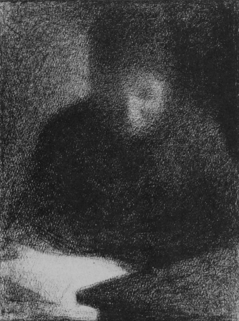 Georges Seurat. A woman reading