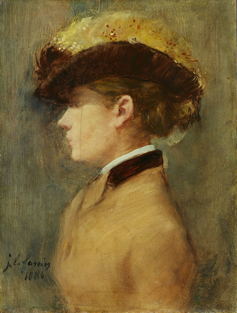 Jean Louis Forain. Profile of a Lady