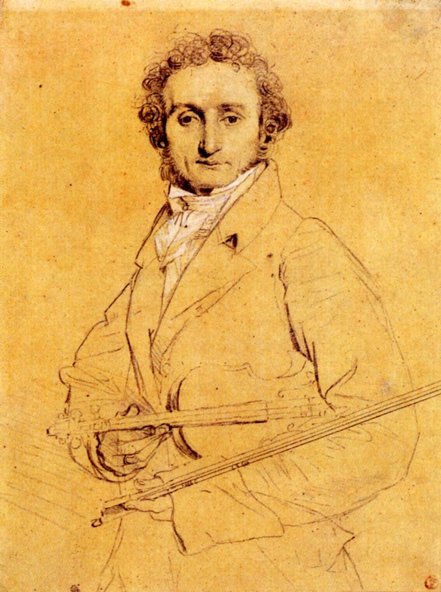 Jean Auguste Dominique Ingres. Niccolo Paganini