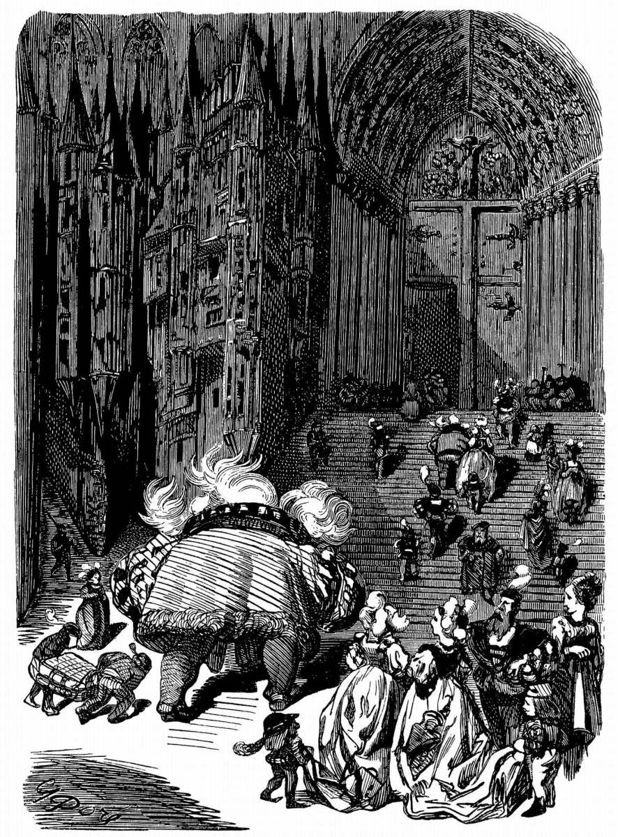 Paul Gustave Dore. Illustration to "Gargantua and Pantagruel" Rabelais