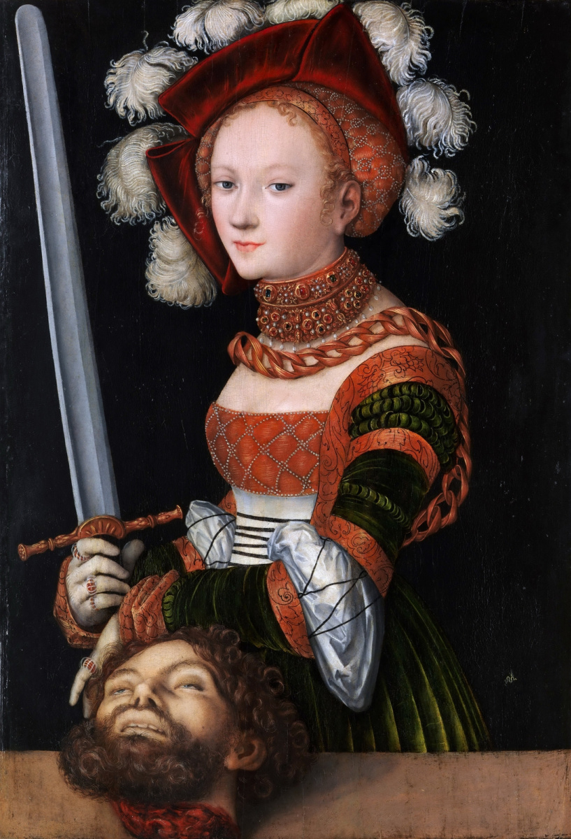 Lucas Cranach the Elder. Judith with the head of Holofernes