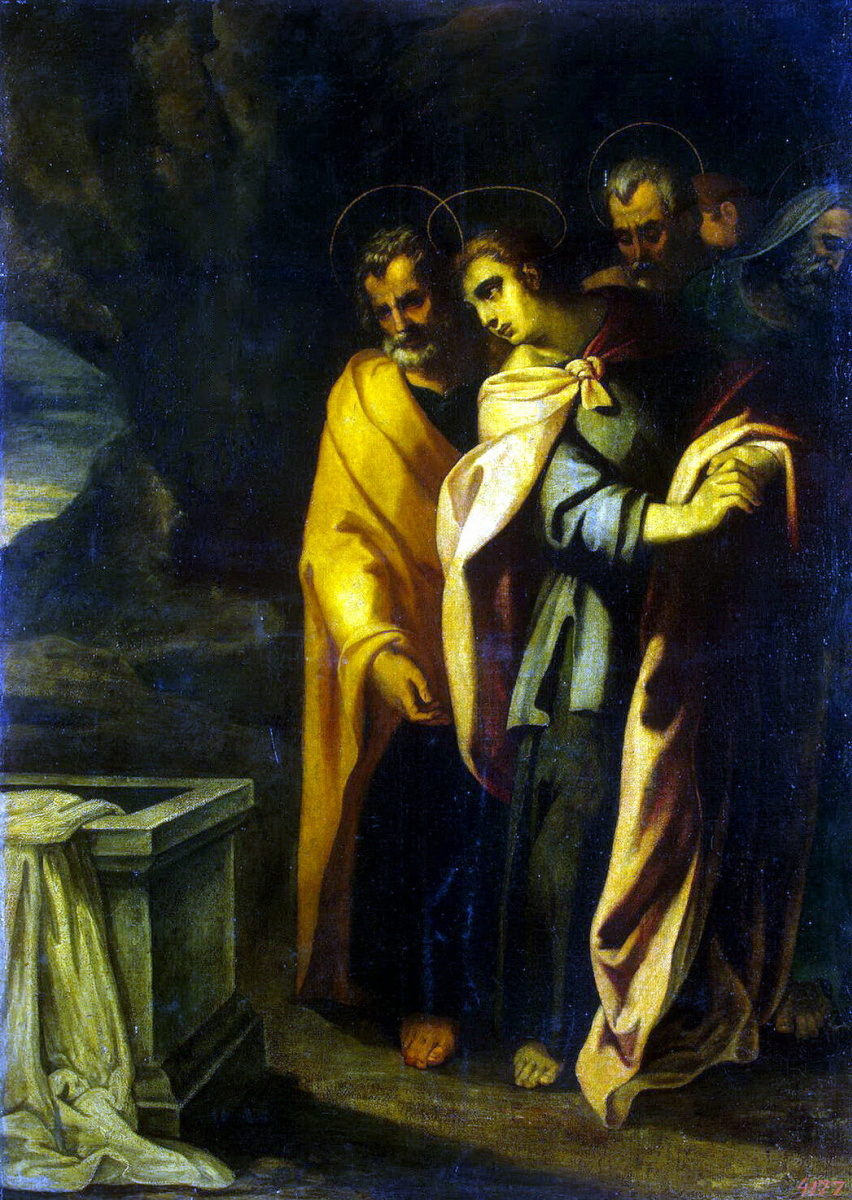 Francisco Ribalta. The apostles at the tomb of Christ