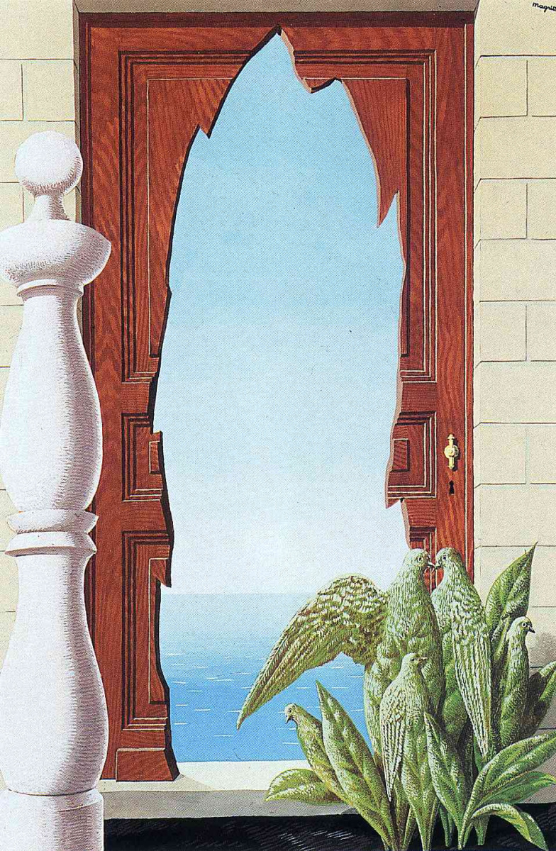 René Magritte. Early in the morning