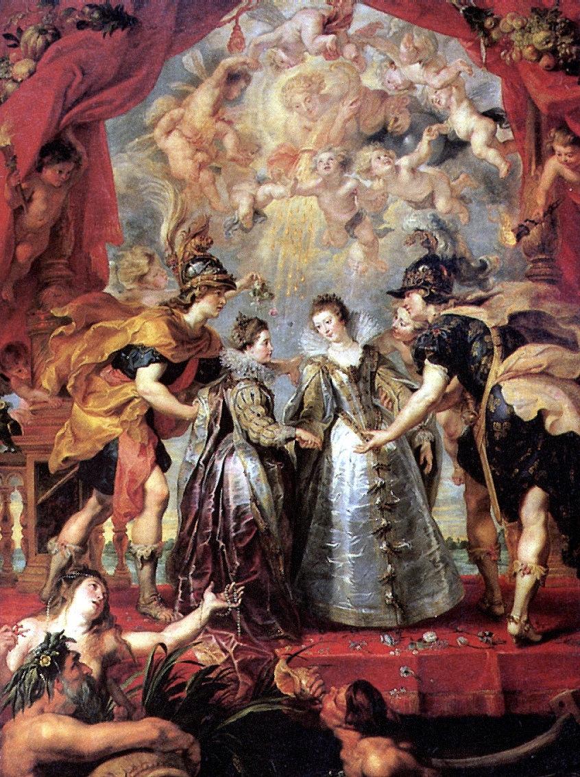 Peter Paul Rubens. The exchange of princesses