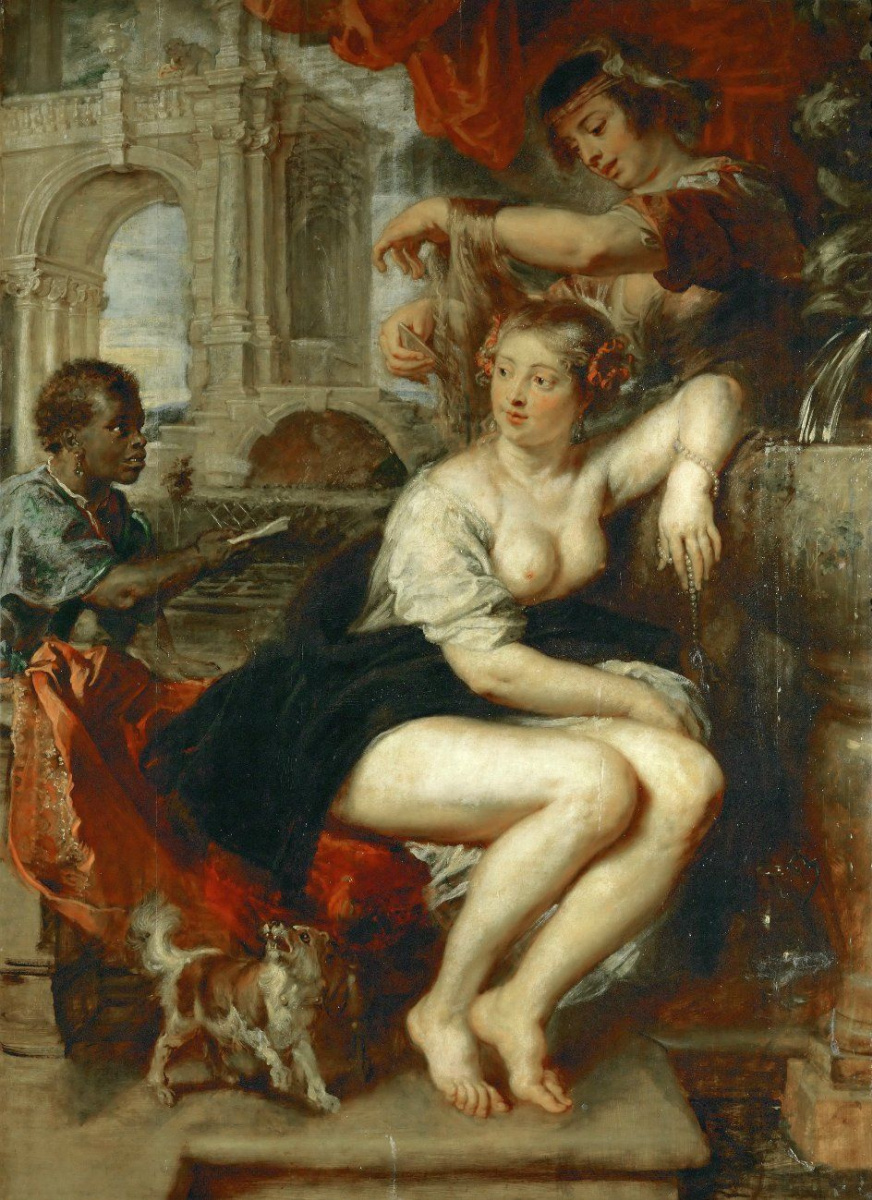 Peter Paul Rubens. Bathsheba at the fountain