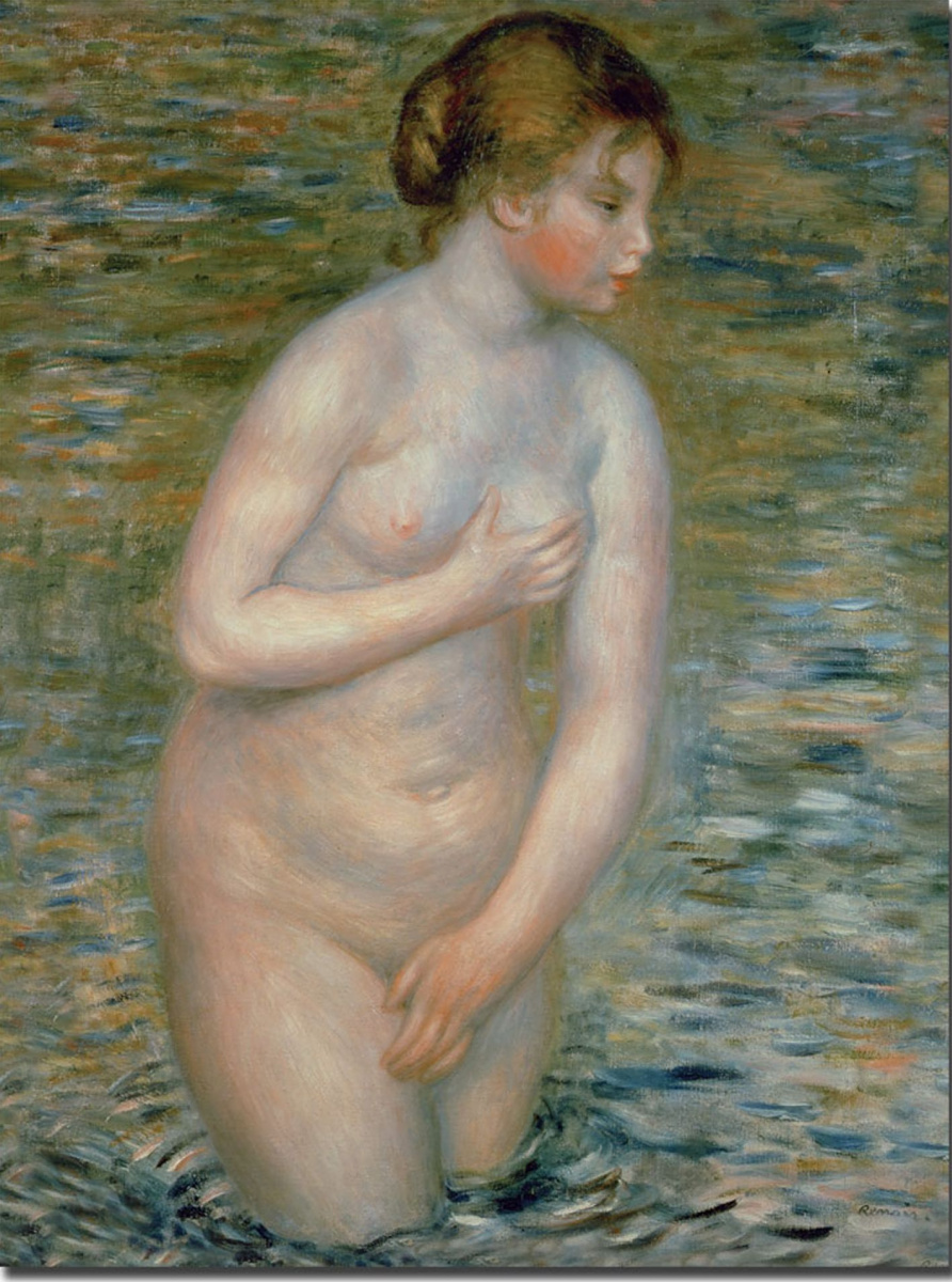 Pierre-Auguste Renoir. Nude in the water