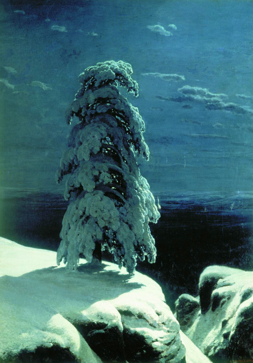 Ivan Ivanovich Shishkin. "In the Northern wilderness ..."