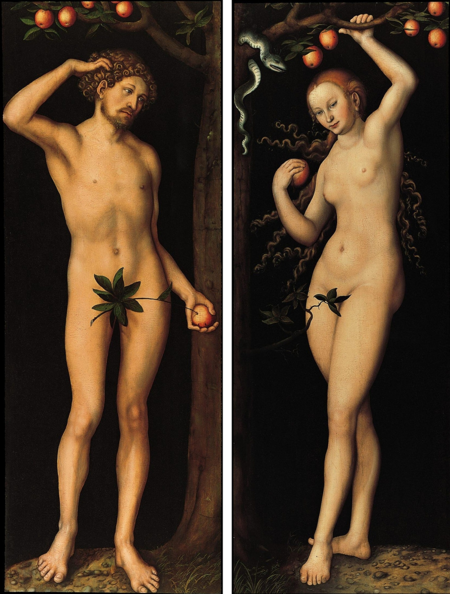 Lucas Cranach the Elder. Adam und Eva