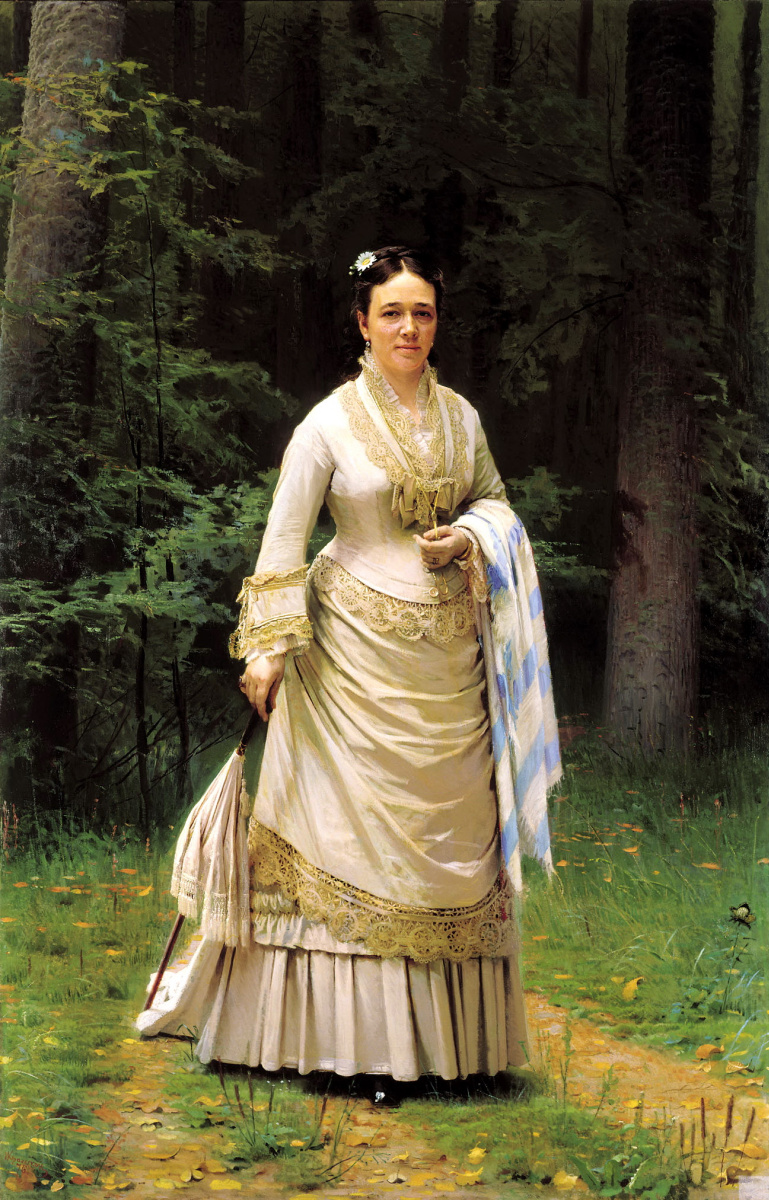 Ivan Nikolayevich Kramskoy. Portrait Of Vera Nikolaevna Tretyakova