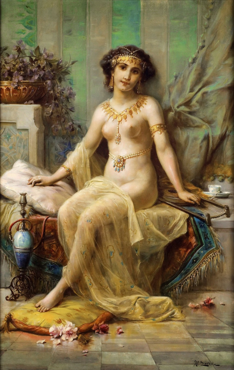 Hans Zack. Odalisque.