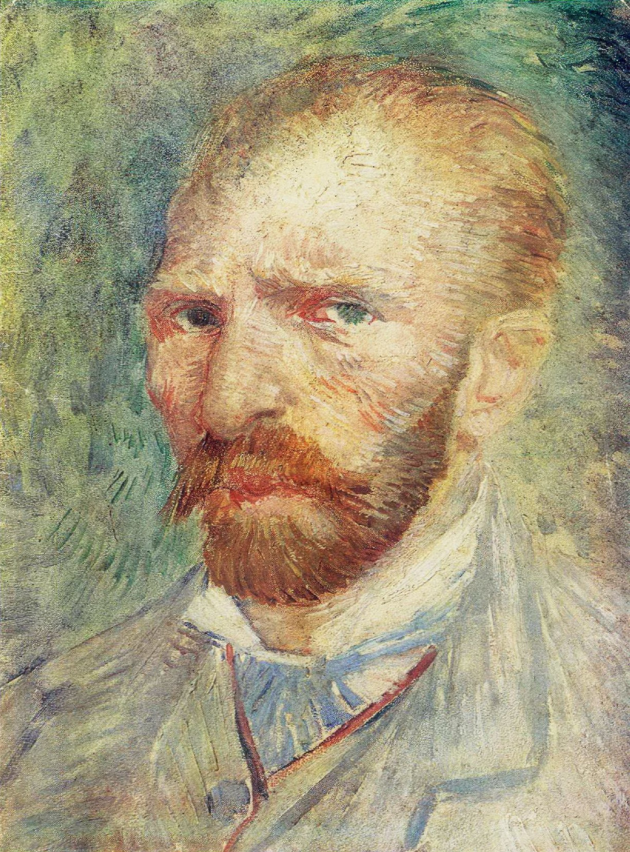 Vincent van Gogh. Self portrait (version 1887)