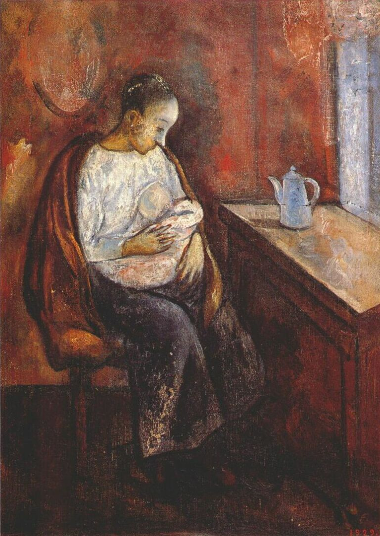 Nikolay Vladimirovich Sinezubov. Mother and child