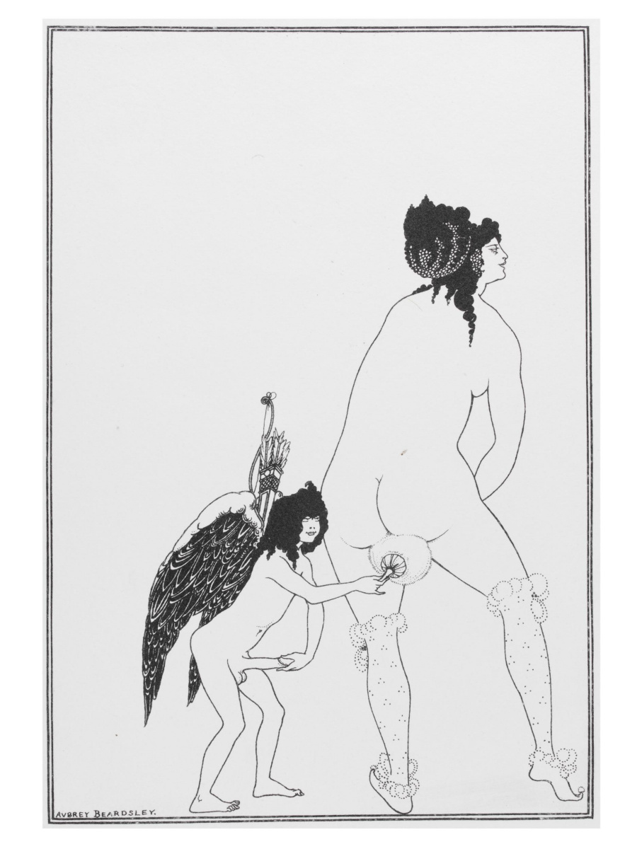 Aubrey Beardsley. The Toilet of Lampito