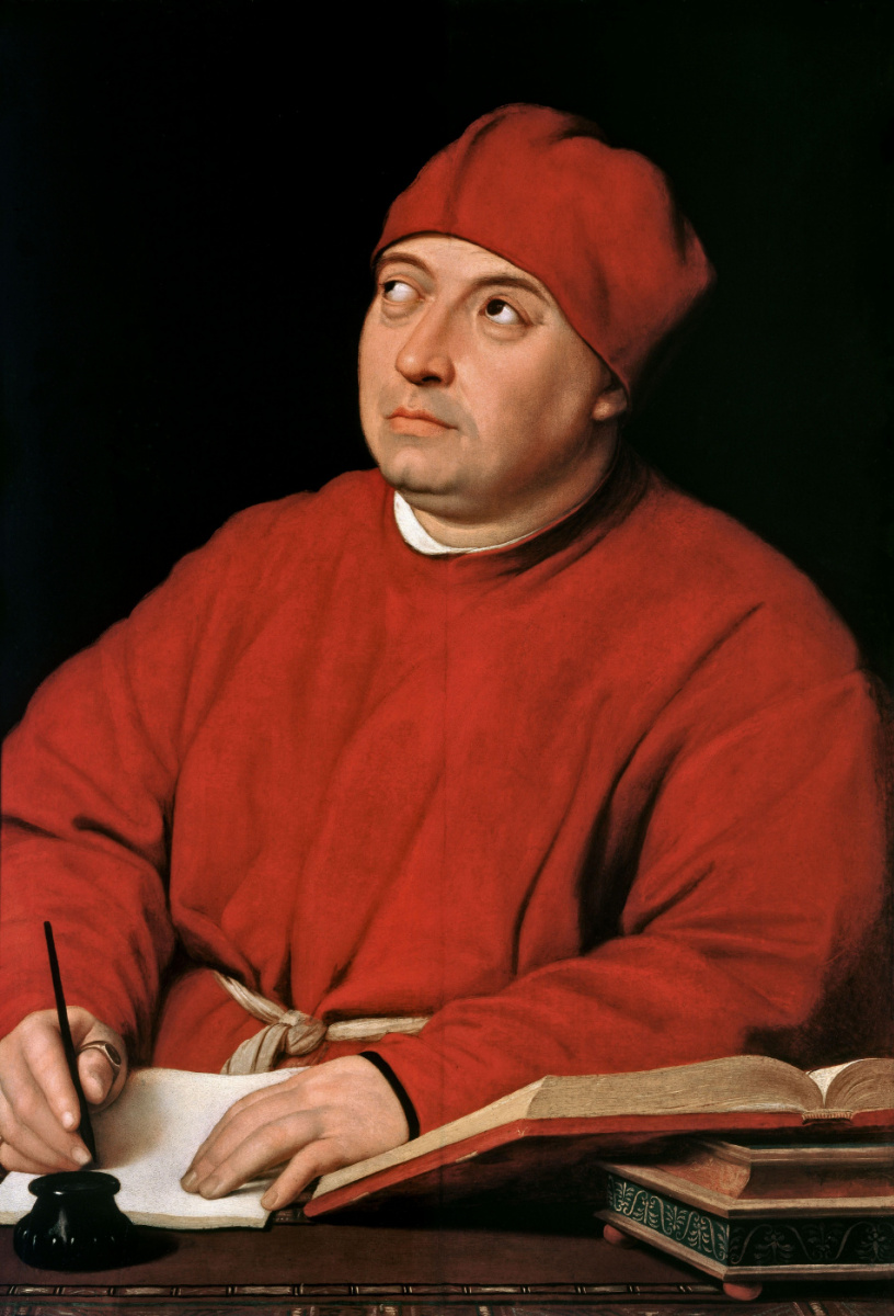 Raphael Sanzio. Portrait Of Tommaso Inghirami