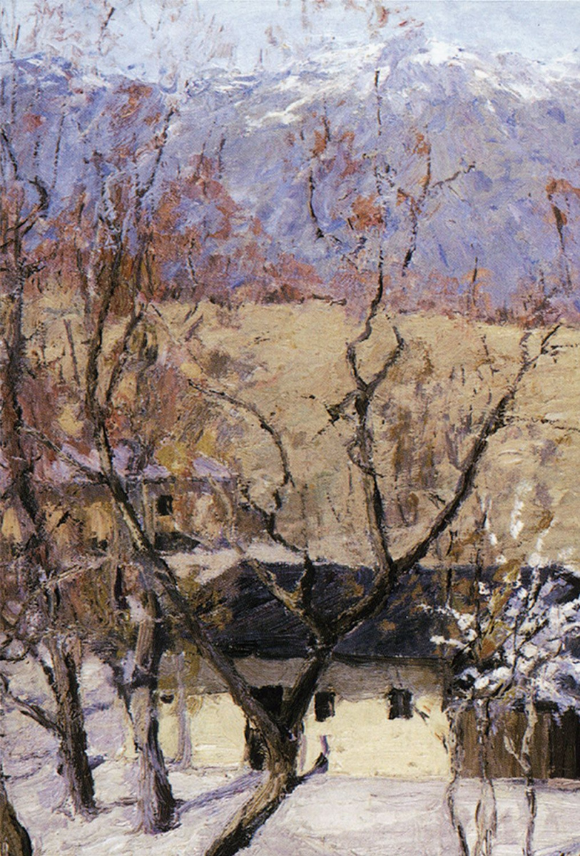 Isaac Levitan. Winter in the Crimea