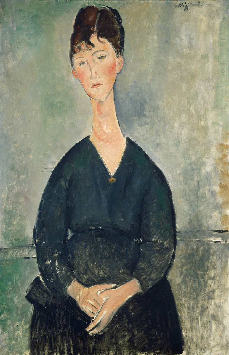 Amedeo Modigliani. Singer in a cafe