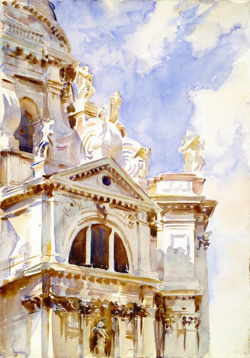 John Singer Sargent. Santa Maria della Salute, Venice