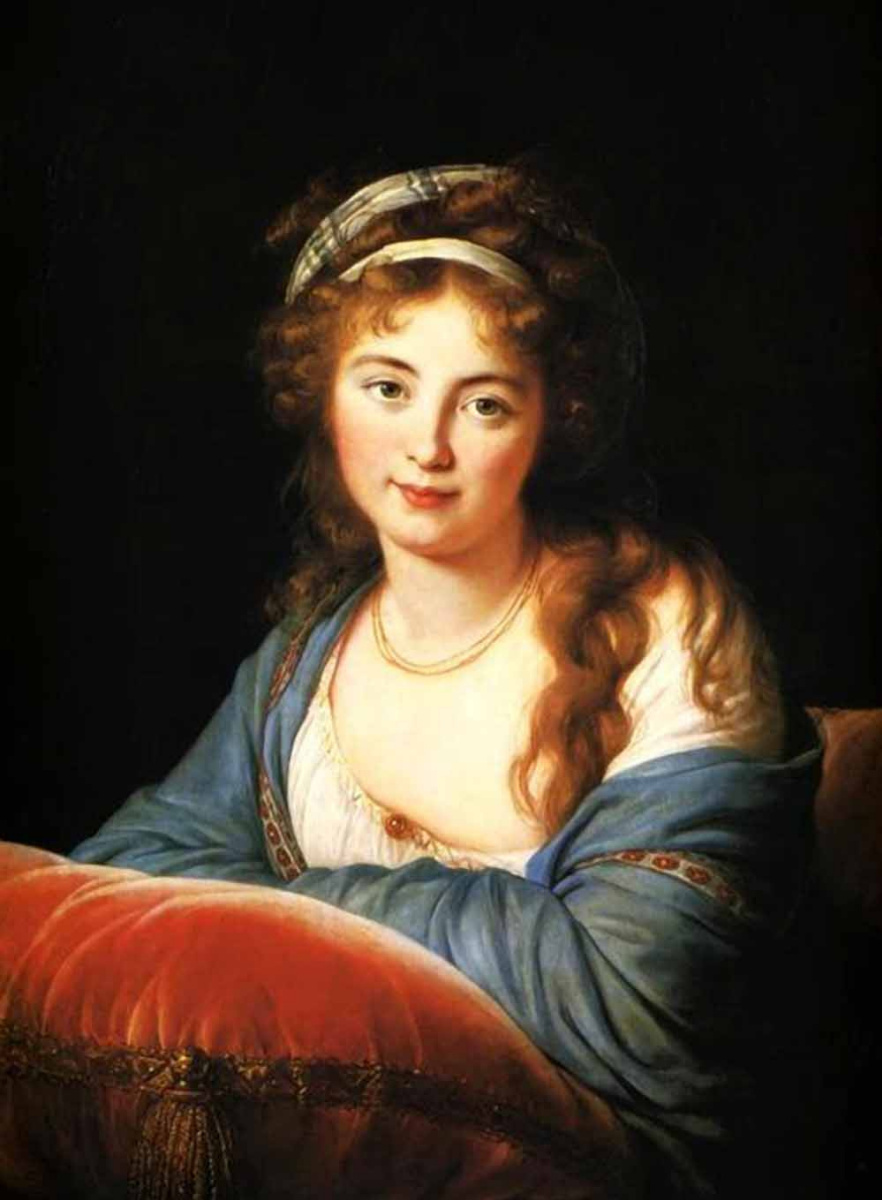 Elizabeth Vigee Le Brun. Portrait of Countess Catherine Skavronskaya