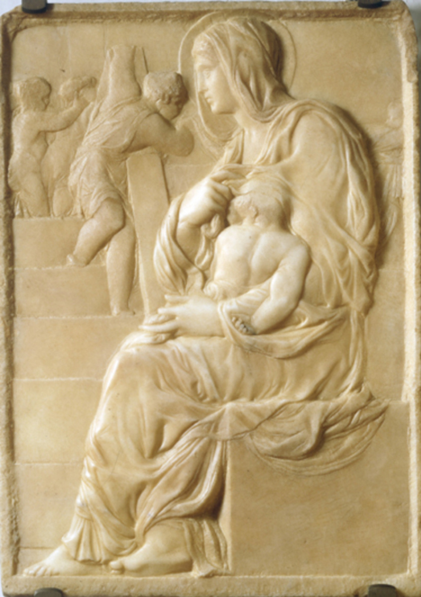 Michelangelo Buonarroti. Madonna of the stairs