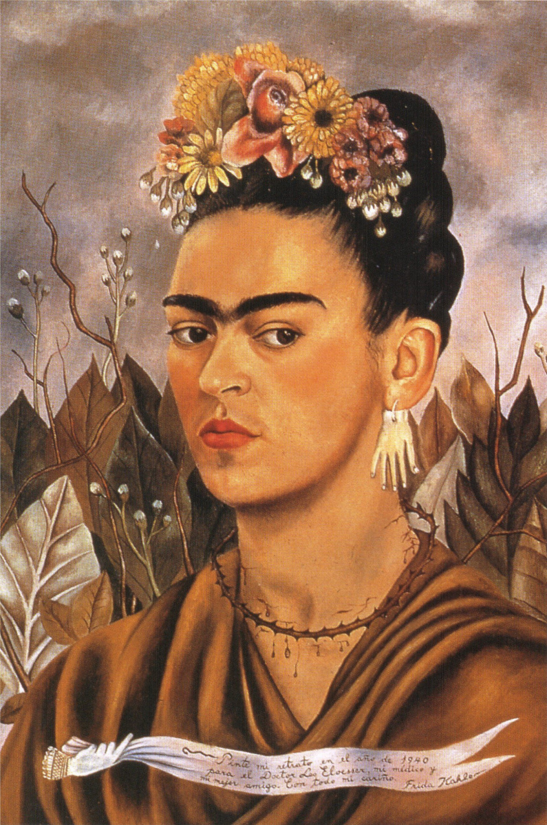 Frida Kahlo. Self portrait dedicated to Dr. Eloesser