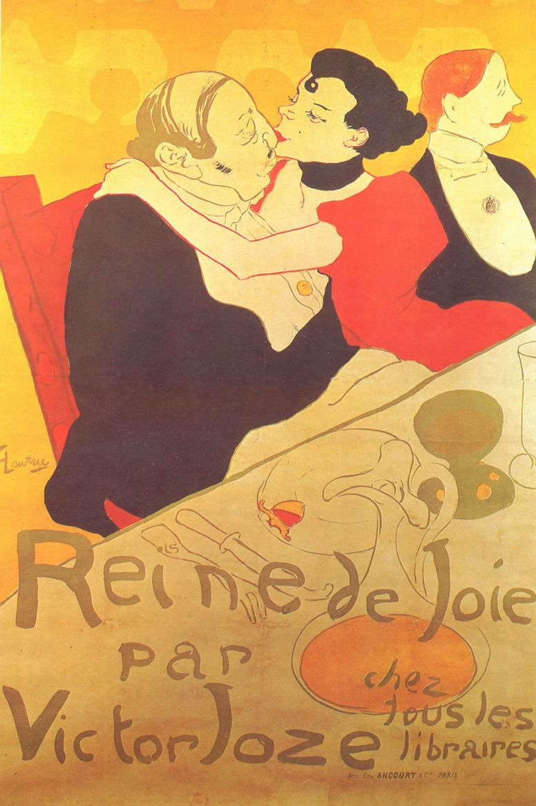 Henri de Toulouse-Lautrec. Reine de Joie, poster