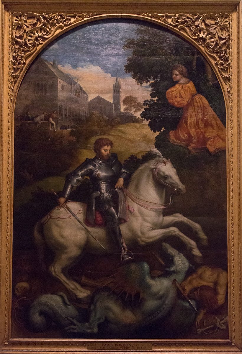 Paris Bordon. St. George slaying the dragon
