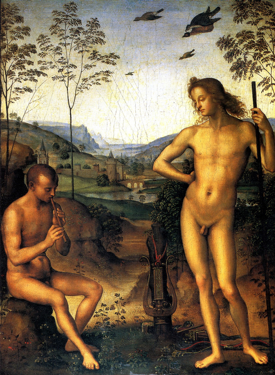 Pietro Perugino. Apollo and Marsyas