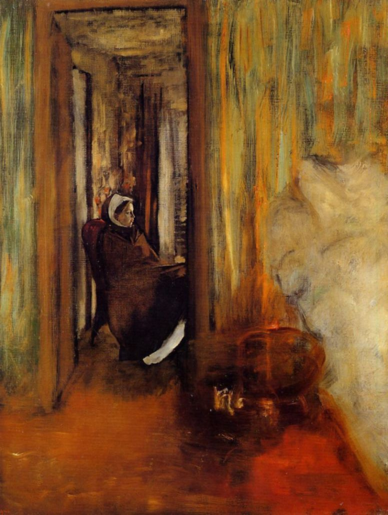 Edgar Degas. Nurse