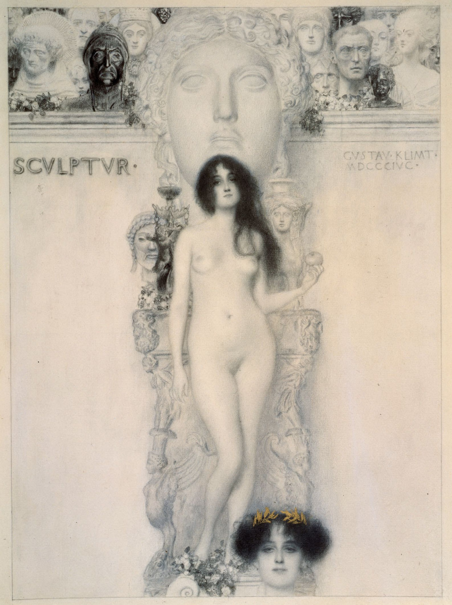 Gustav Klimt. Allegory of sculpture II