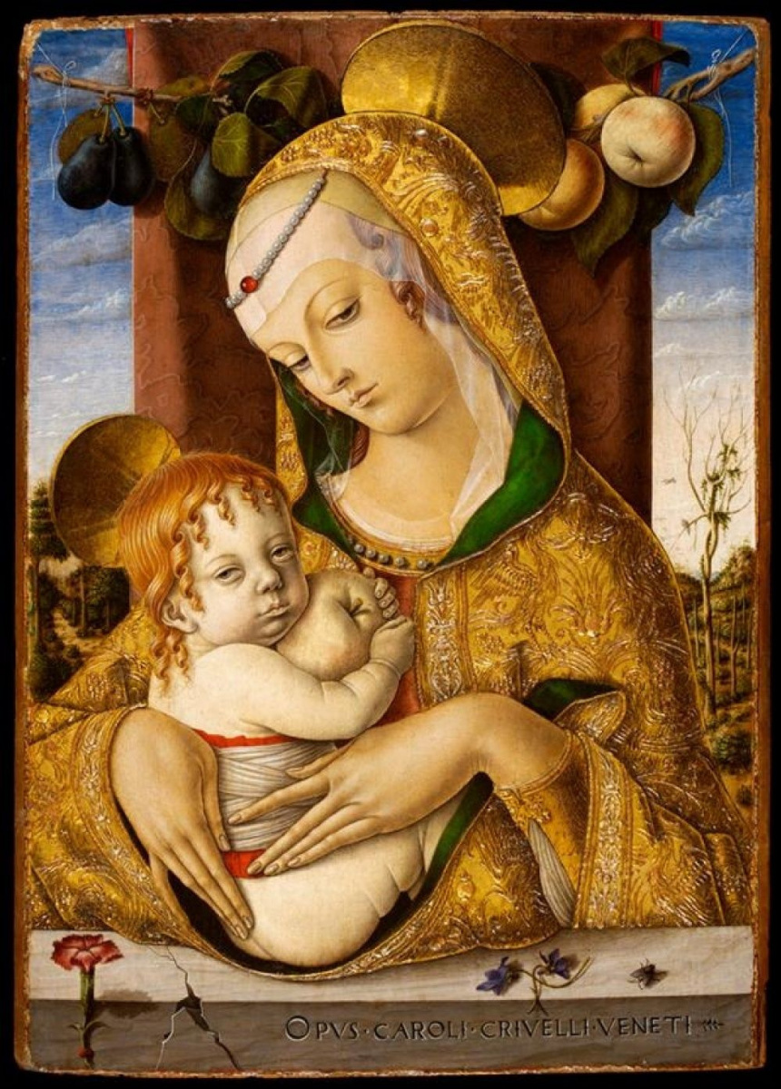 Carlo Crivelli. The virgin and child