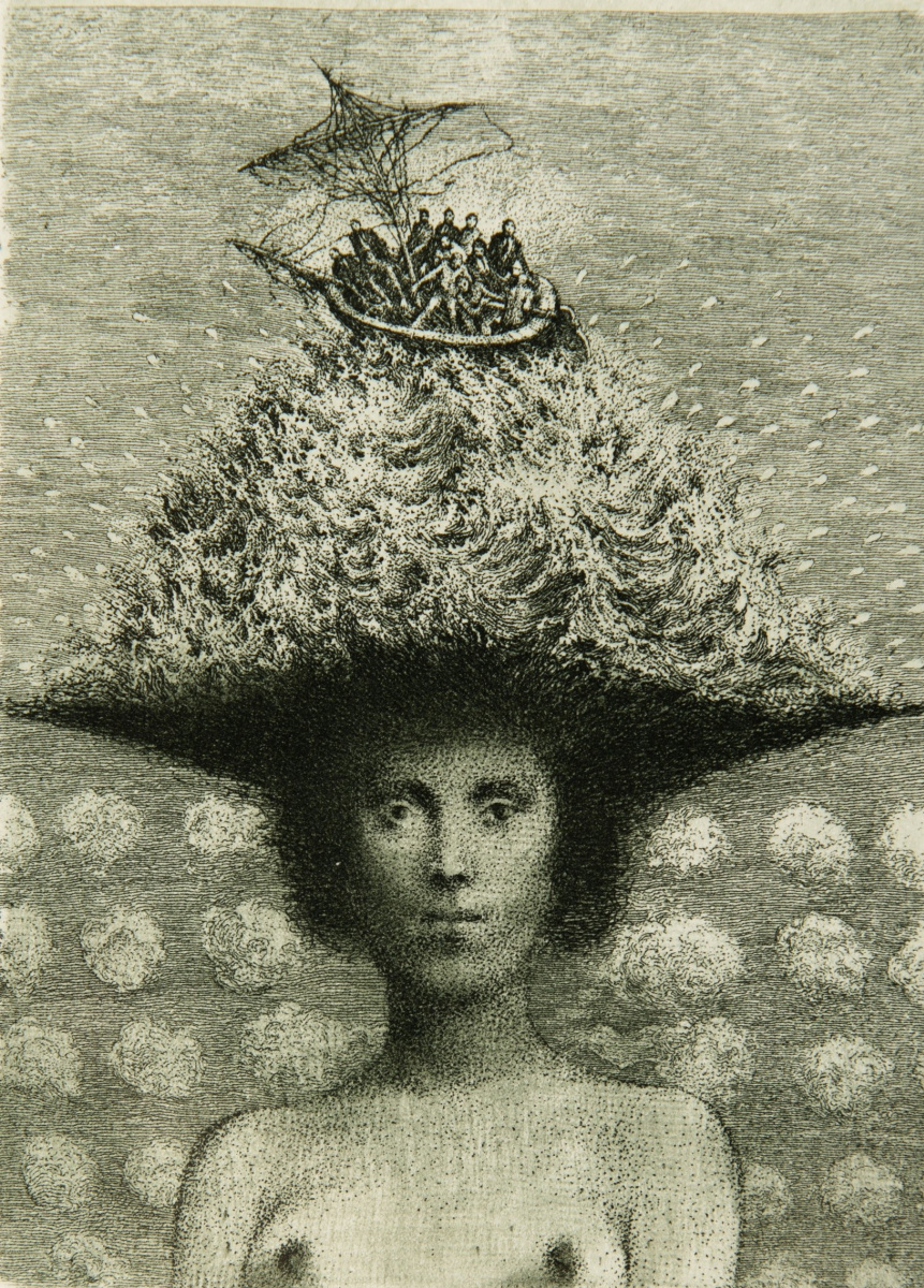 Albin Brunovsky. Lady in hat II