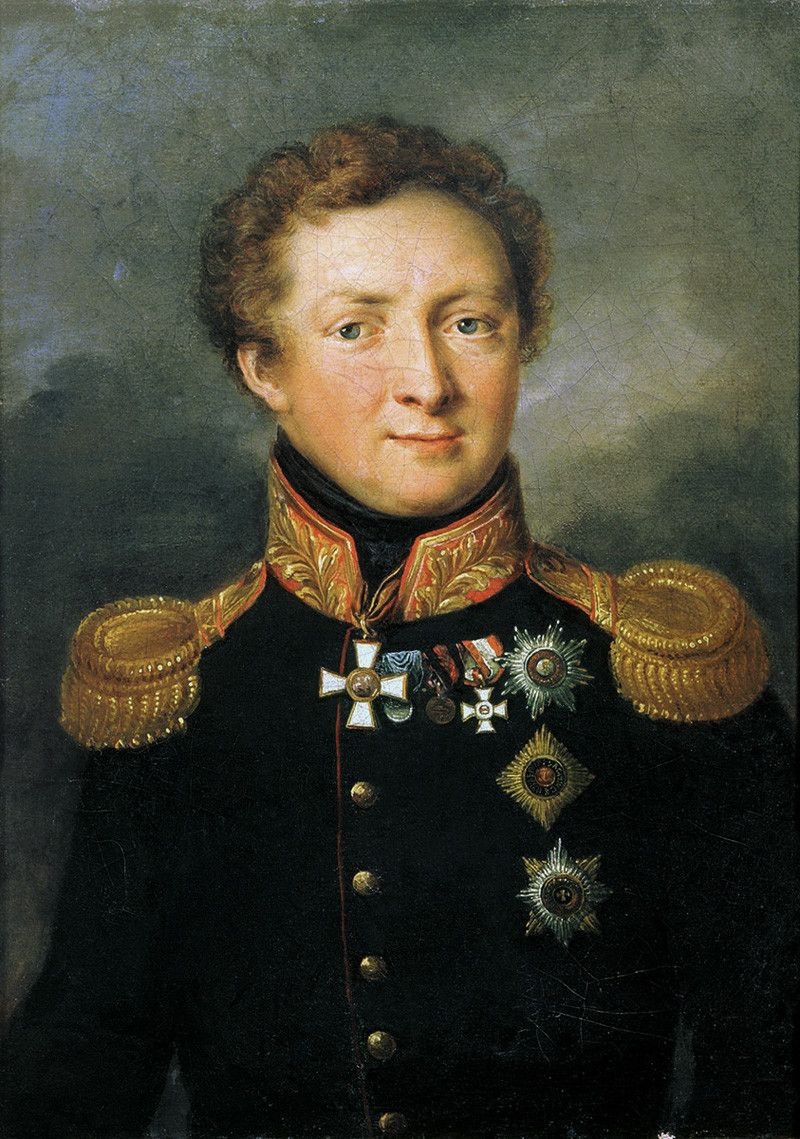 Vasily Tropinin. Portrait of General A. I. Gorchakov