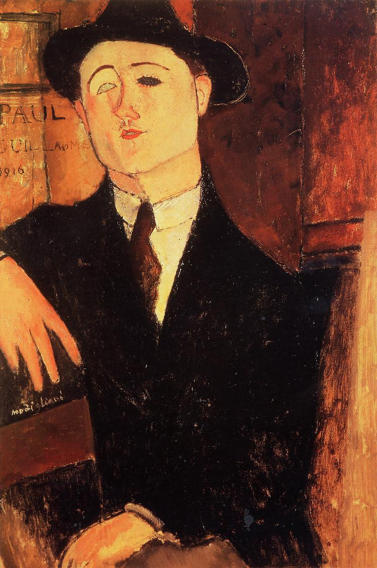 Amedeo Modigliani. Portrait Of Paul Guillaume