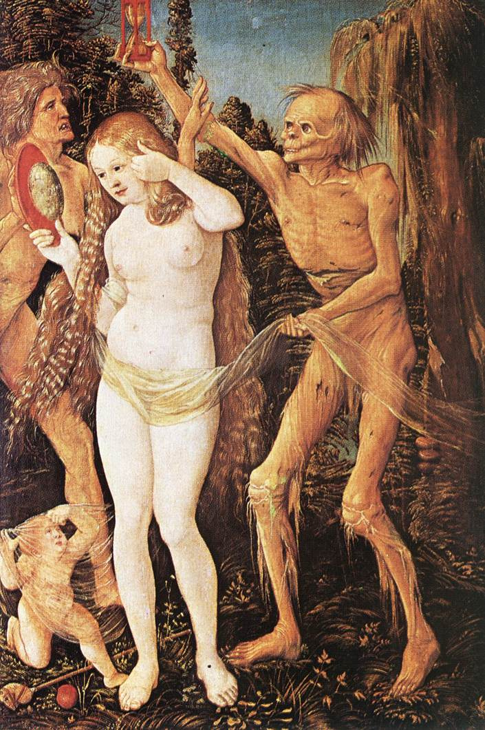 Hans Baldung. The three ages of woman and Death