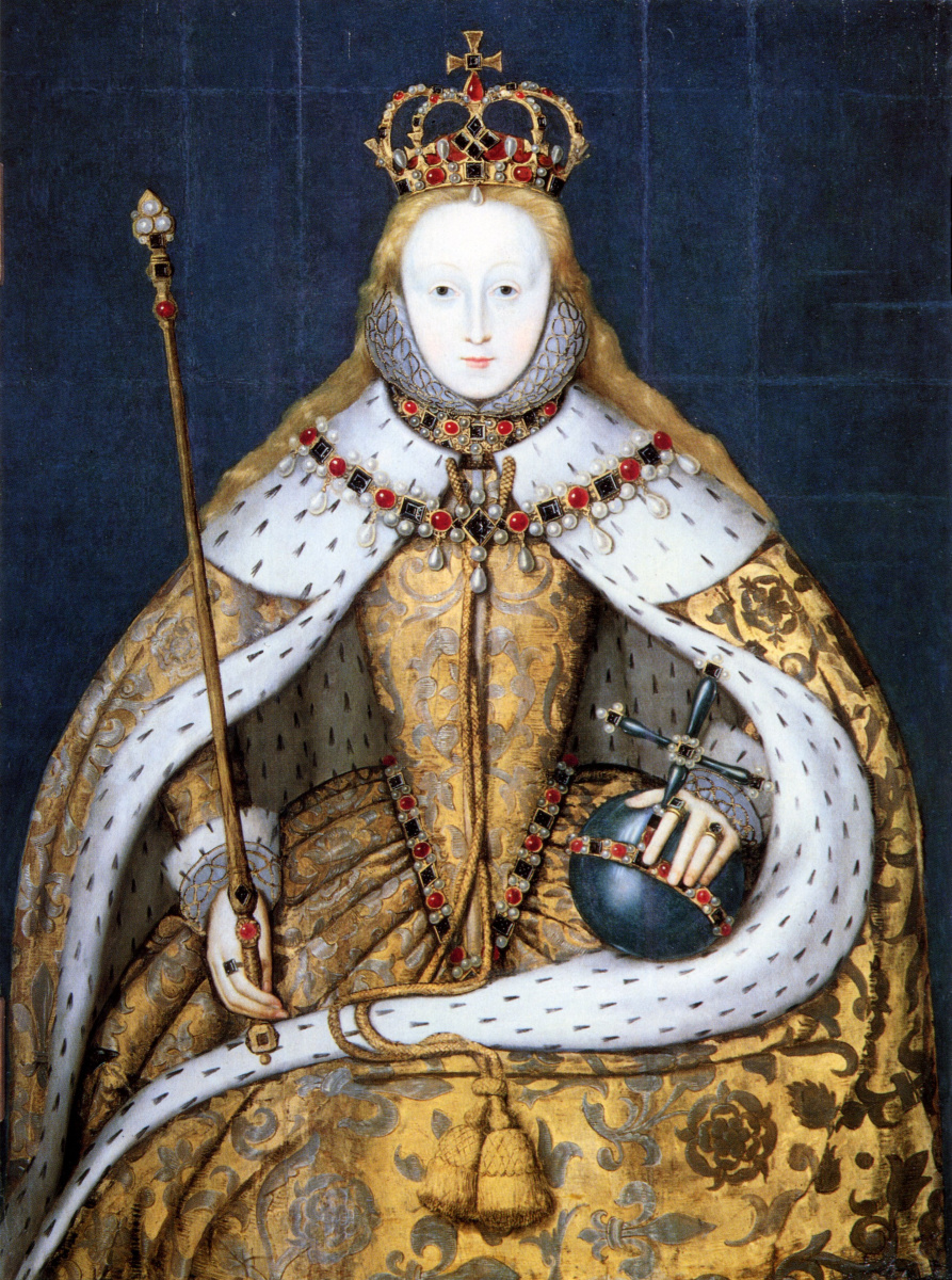 Masterpieces of unknown artists. Queen Elizabeth I