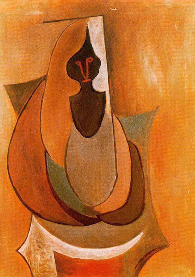 Pablo Picasso. Cubist person