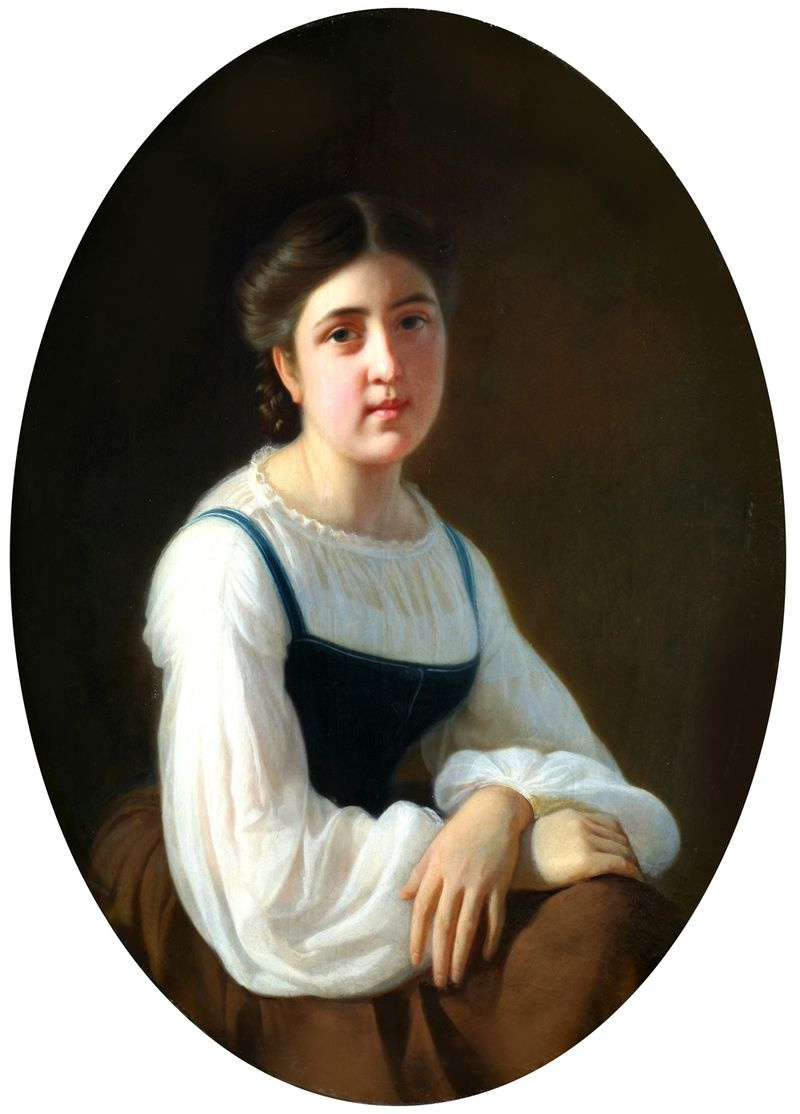 Sergey Konstantinovich Zaryanko. Portrait eines Mädchens